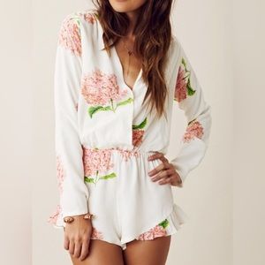 Stone Cold Fox NWT Hydrangea Romper